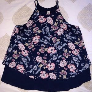 Floral Flowy Tank Top